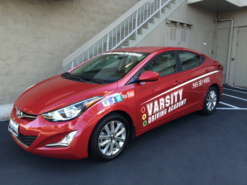 Best Driving Lessons in Irvine Training Vehicle
