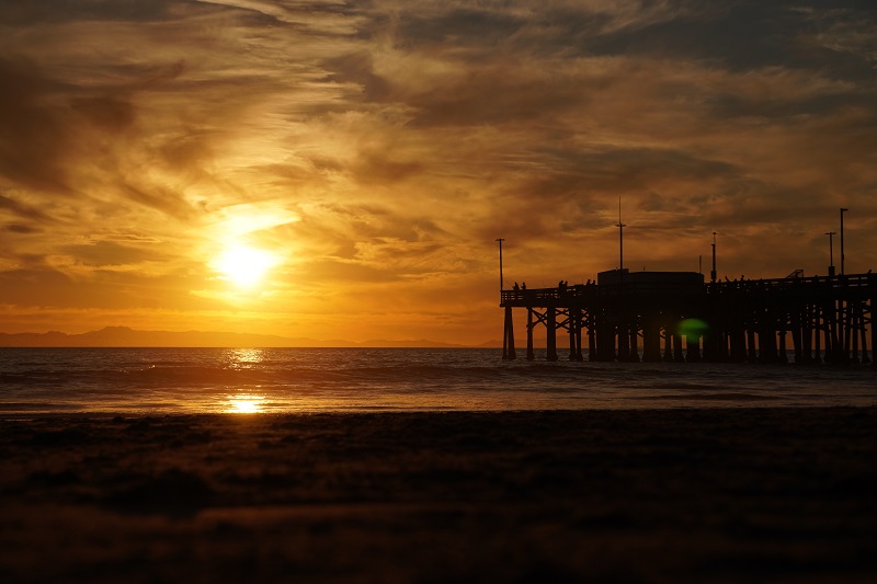 Where to Take Driving Lessons in Newport Beach Sunset on a Beach