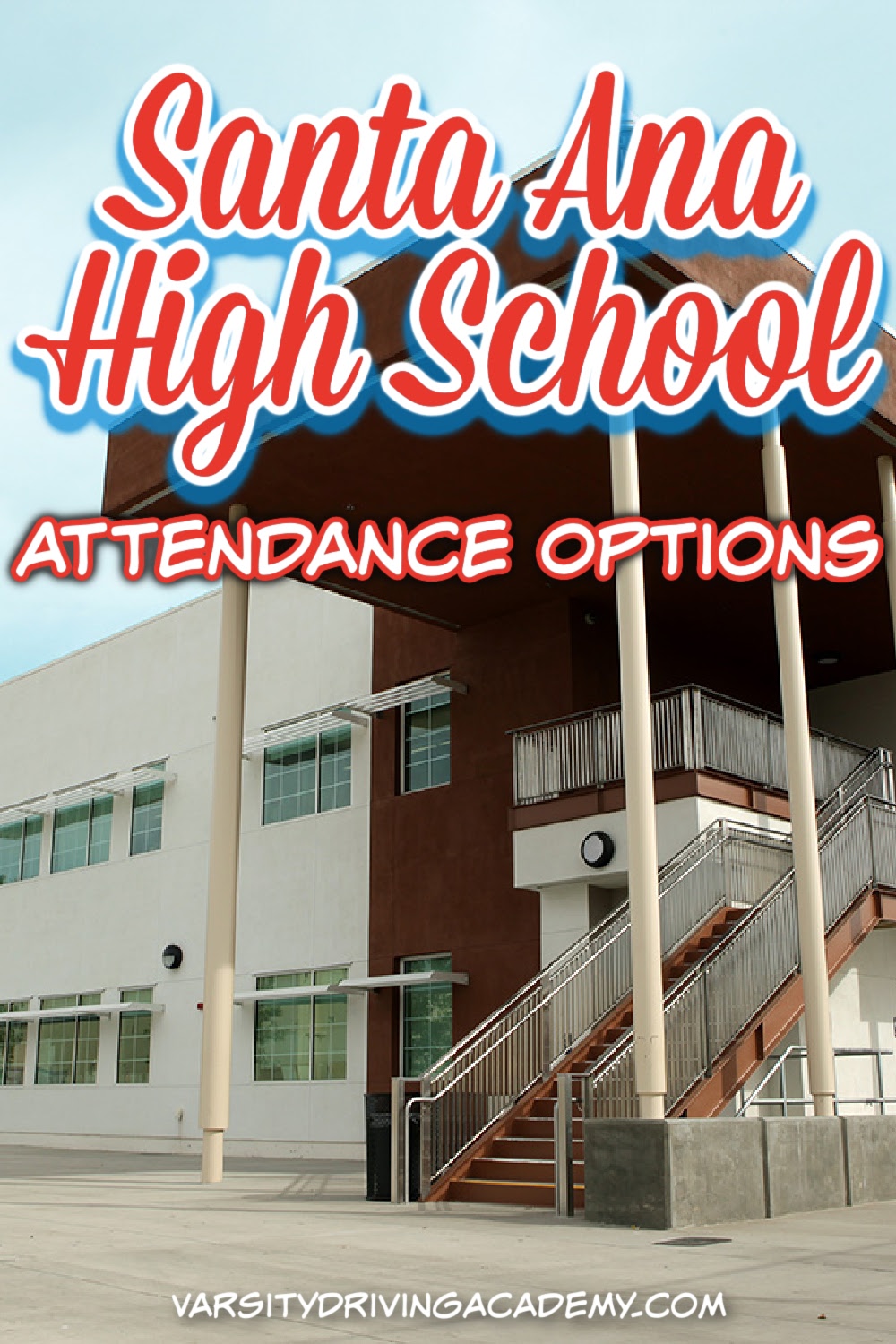 There are six different Santa Ana high school attendance options and each one comes with its own boundary map and service areas. 