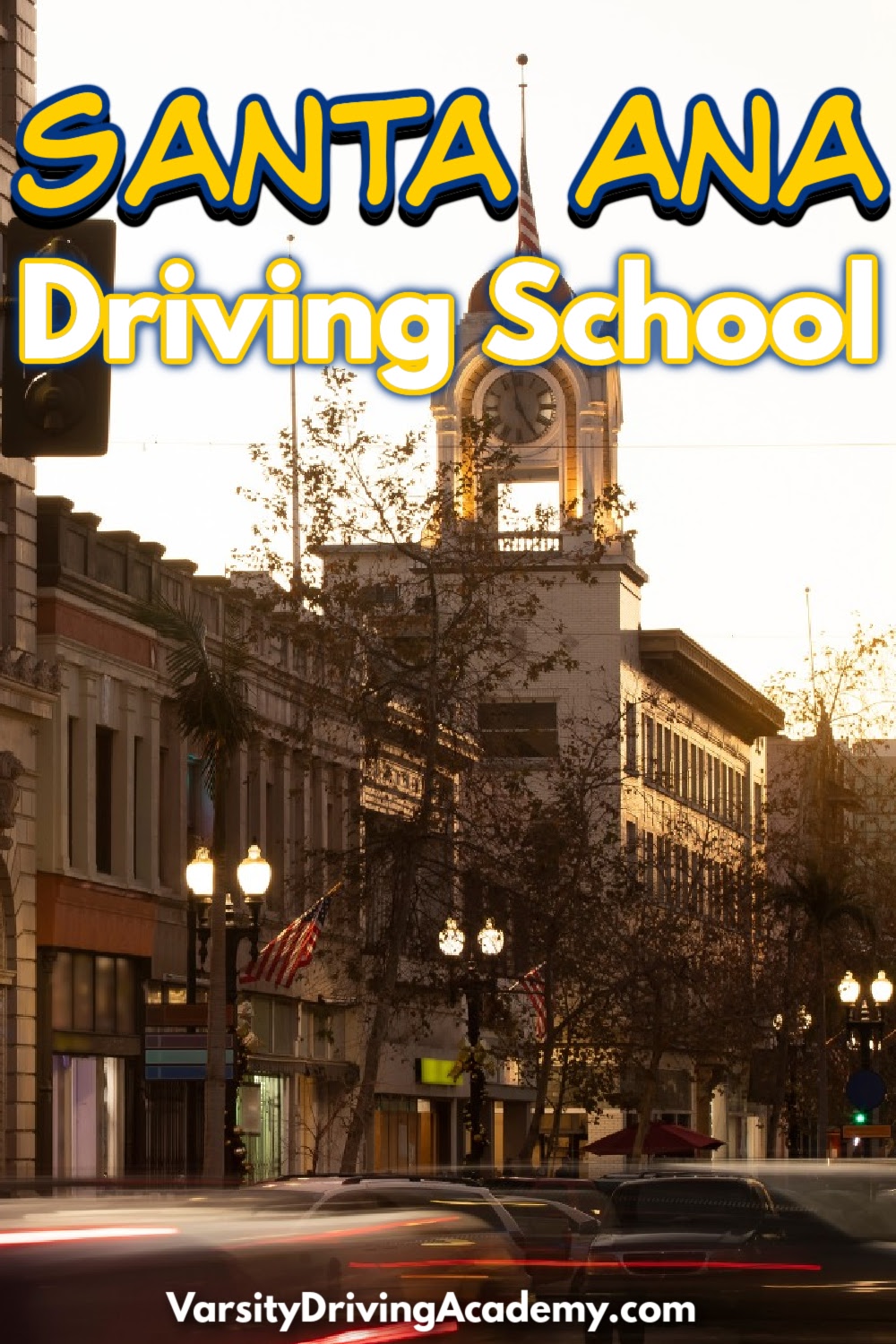 Choose the best Santa Ana driving school for your drivers ed and behind the wheel training so you can pass your Santa Ana DMV test the first time! 