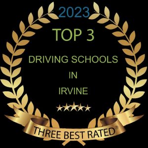 Award from 2023 Top 3 Driving Schools in Irvine