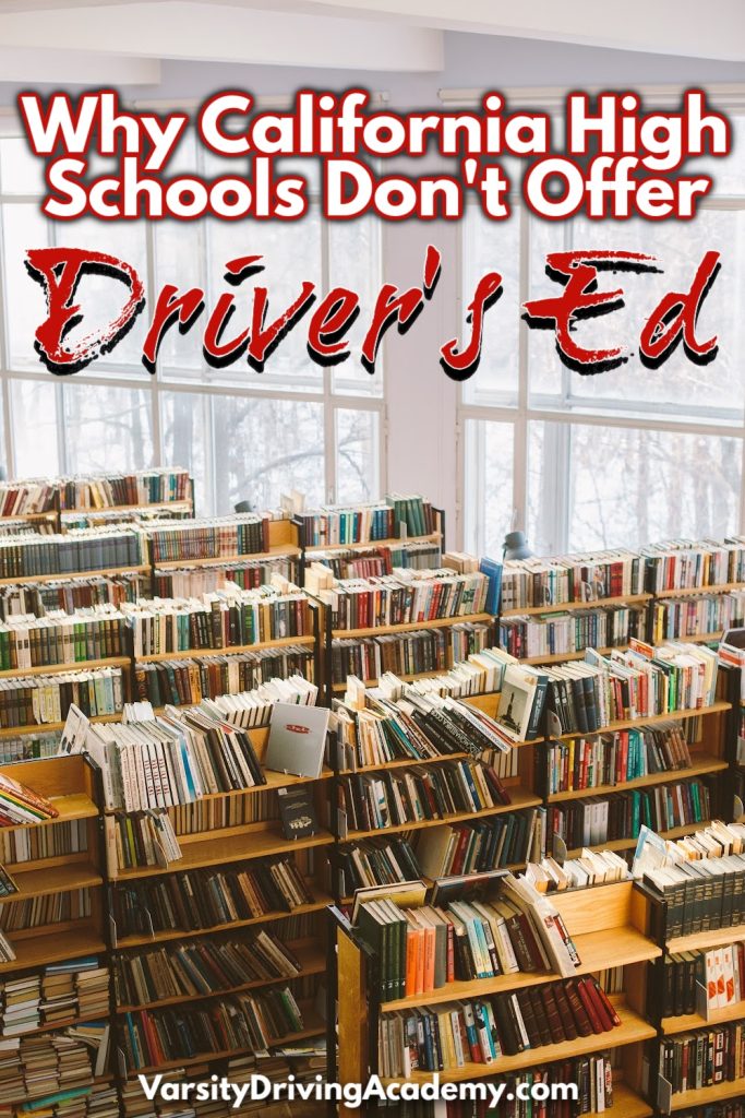 We have to attend driver's ed outside of school, but knowing why California high schools don't offer driver's ed can make things easier.