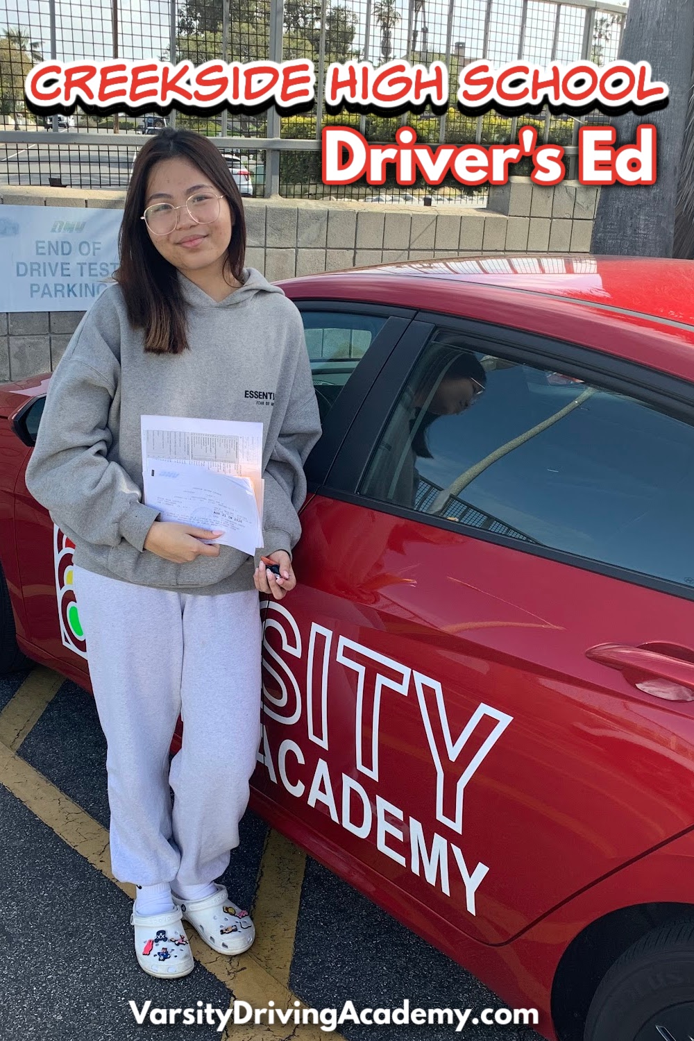 Varsity Driving Academy offers the best Creekside High School driver's education, where students learn how to get a license and drive safely.