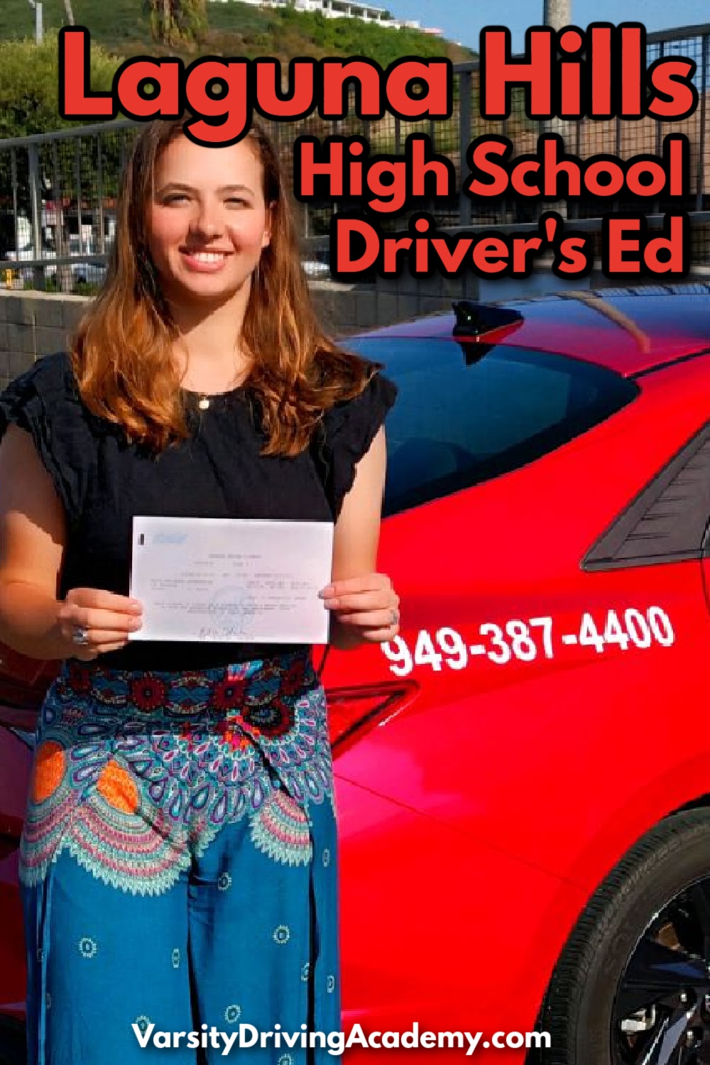 Welcome to Varsity Driving Academy, your #1 rated Laguna Hills High School Driver's Ed.