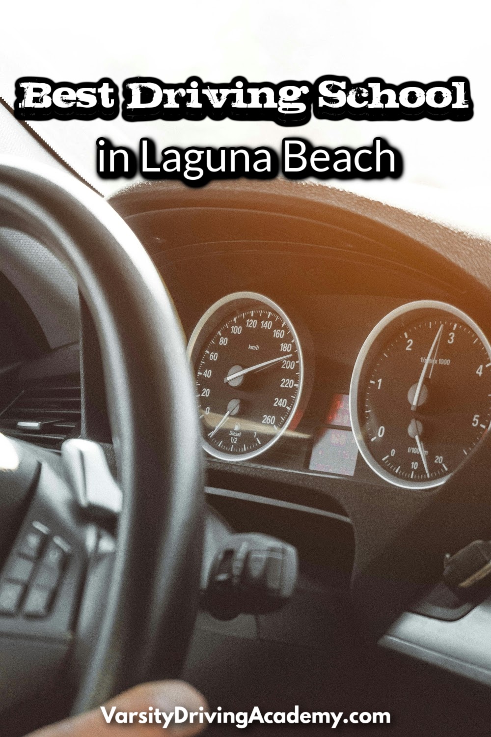 The best Laguna Beach driving school is Varsity Driving Academy, where defensive driving is included and success is a priority.