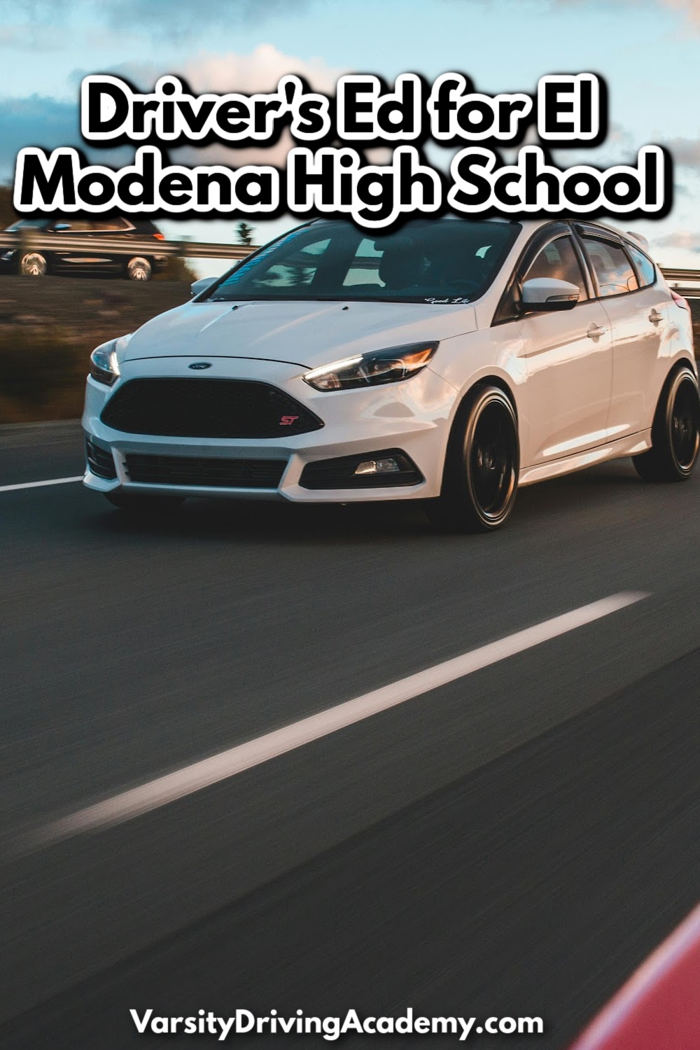 Students can attend the best El Modena High School driver's education at Varsity Driving academy, and get started today!