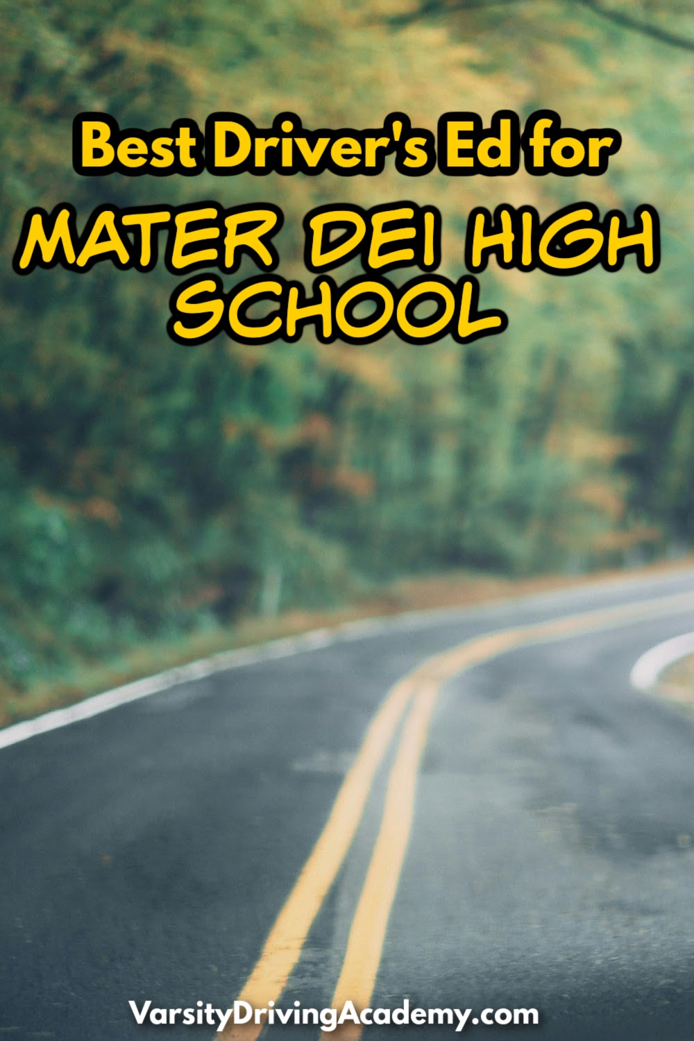 Welcome to Varsity Driving Academy, your #1 rated Mater Dei High School Driver's Ed, your first and last stop on the road to a driver's license.