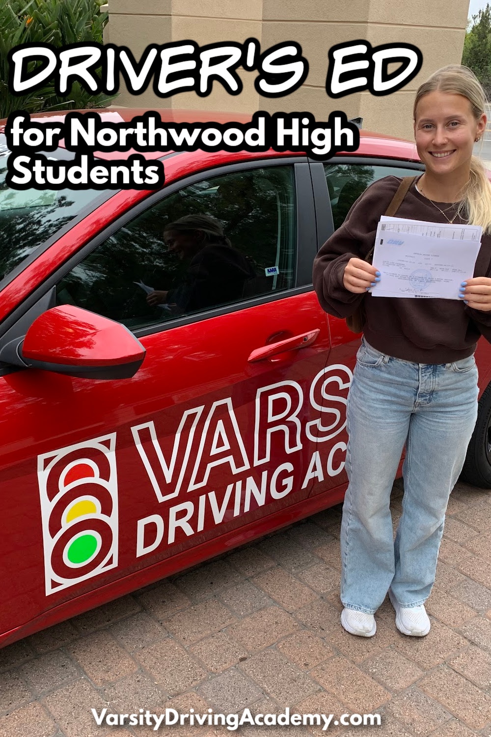 Varsity Driving Academy by Coastline is the best Northwood High School drivers ed, where teens will learn how to pass their driving test the first time.