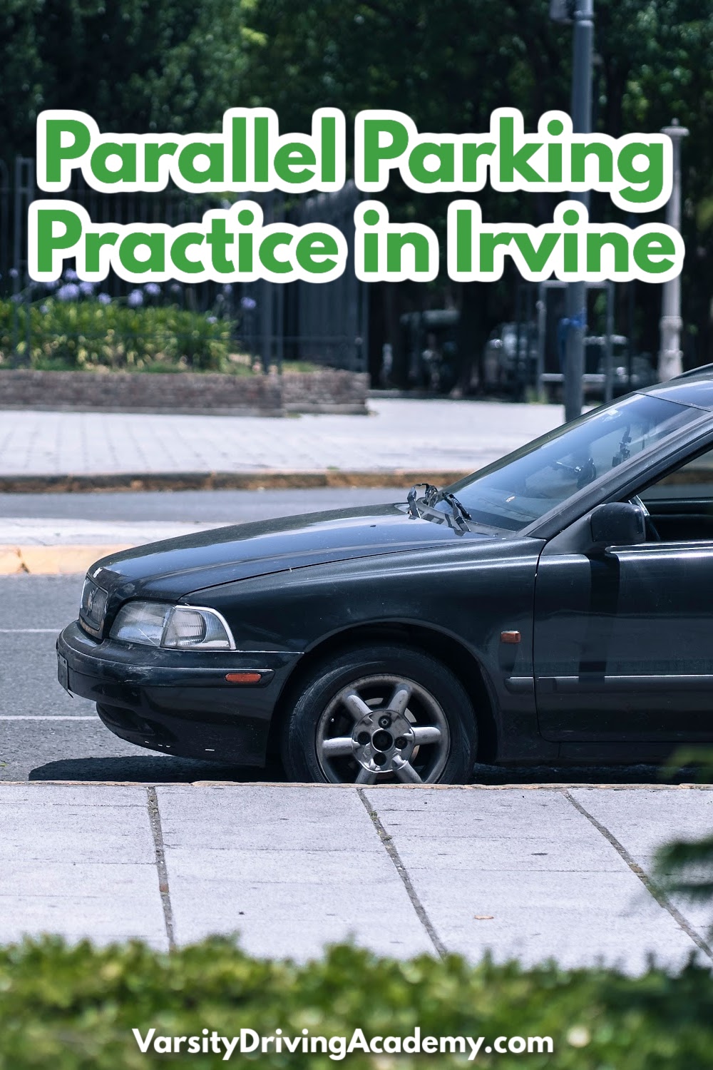 Finding safe places to practice parallel parking in Irvine is easier than you may think and very important to learning an undying driving skill.