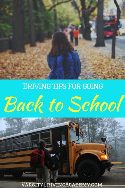 Back to School Driving Tips for Drivers and Students - Varsity Driving