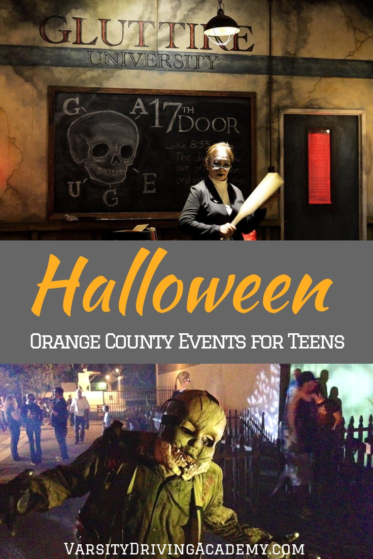 Halloween Events in Orange County for Teens 2018 Varsity Driving