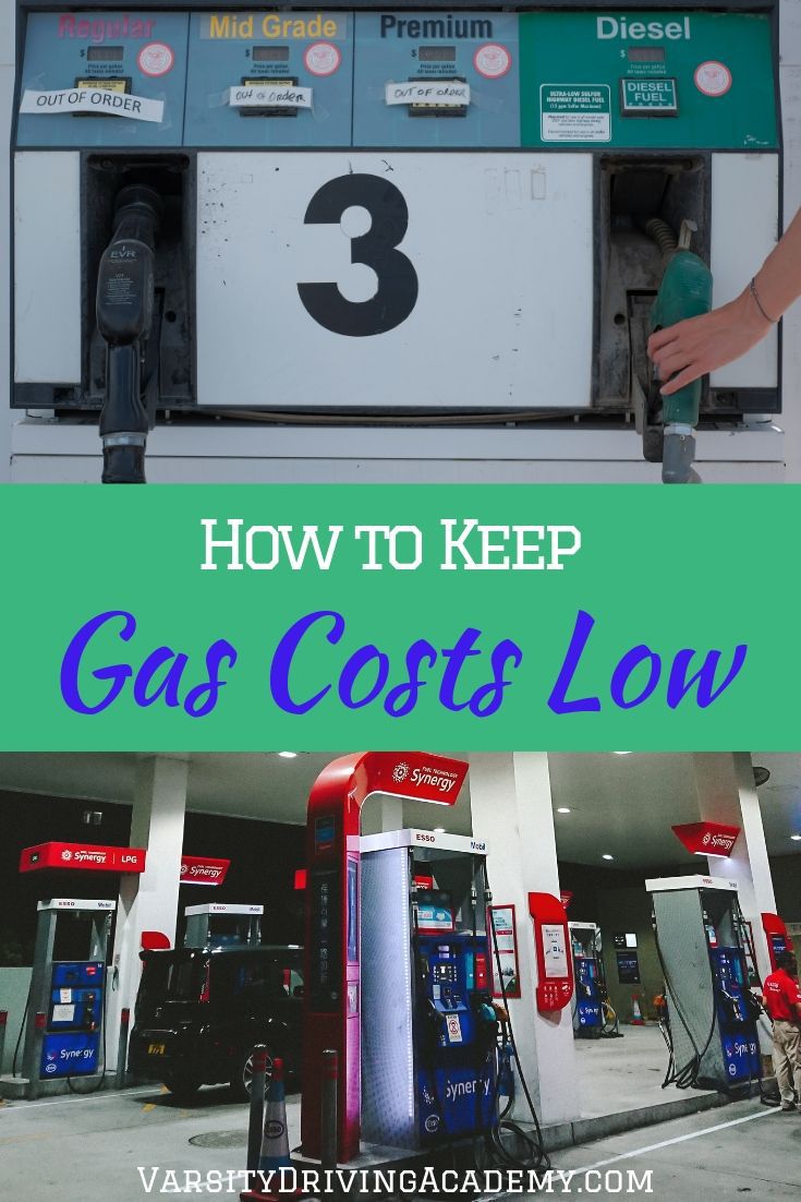 Once we all learn how to keep gas costs low we can all start saving money and use it for the more important things in life.