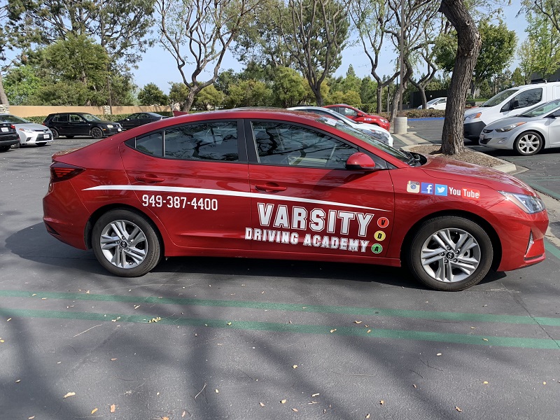 Huntington Beach Driving School Red Vehicle