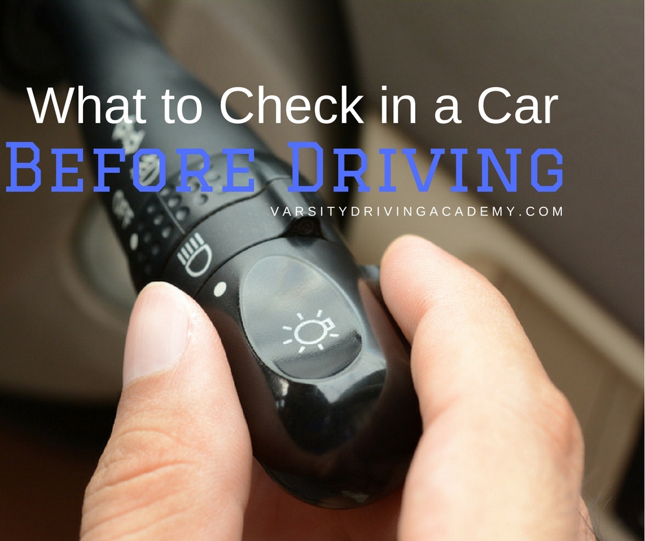 There are many aspects of driving that you should check in a car before driving and everything you check will keep you safe on the road.
