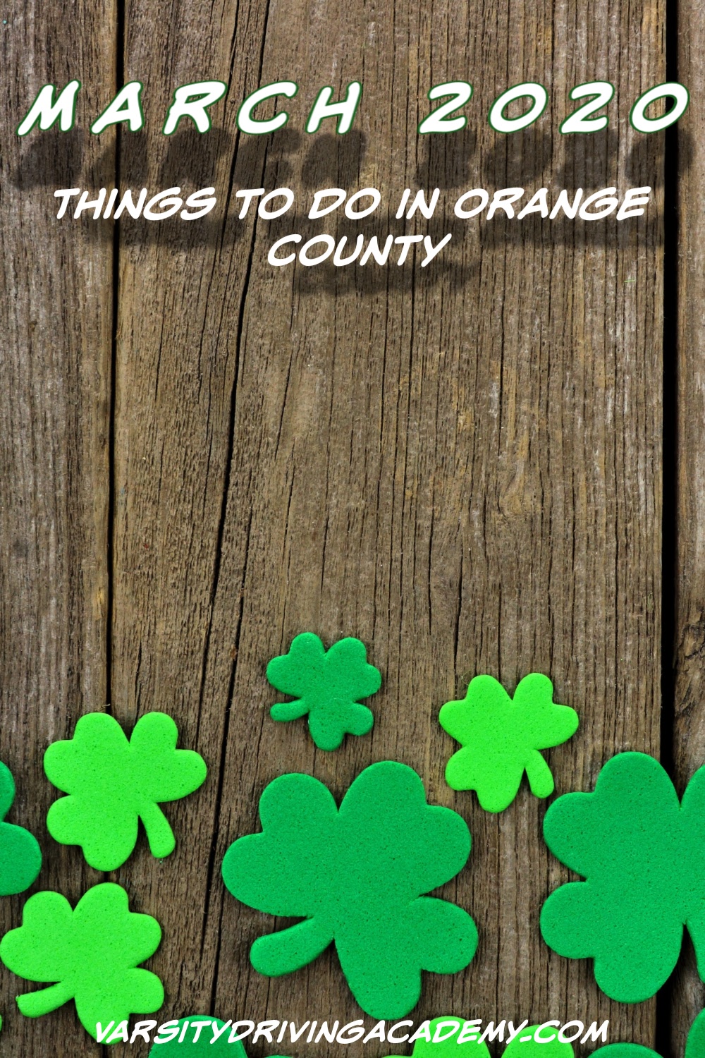 March 2020 Things to do for Teens in Orange County Varsity Driving