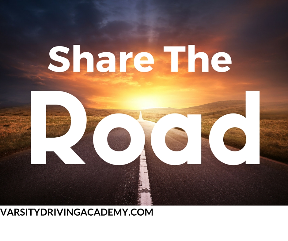 Share The Road With Bicycles and Motorcycles