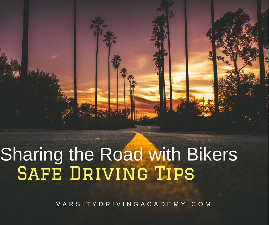 Sharing the road with bikers means defensive driving to protect ourselves and the bikers on the roadways all across the country.