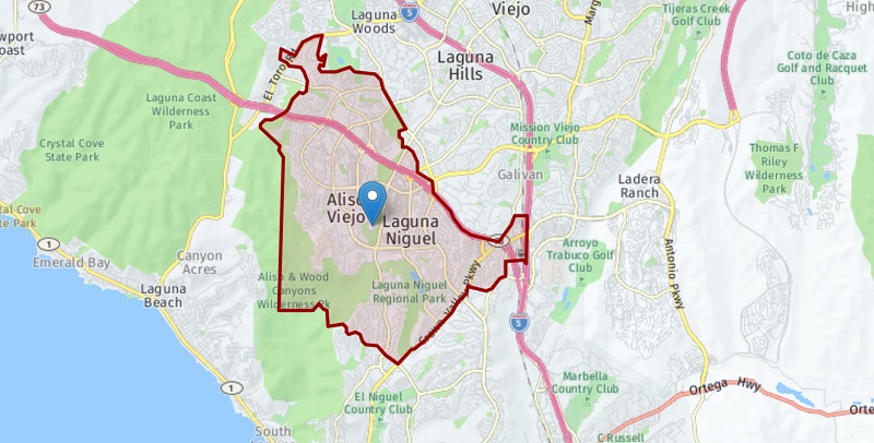 There are high school attendance options in Laguna Niguel, just not physically inside the city borders of Laguna Niguel, California.